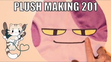 Plush Making 201: Embroidery Over An Applique Seam