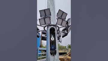 High Mast 400 watt LED Flood Light #light  #dasfabrication