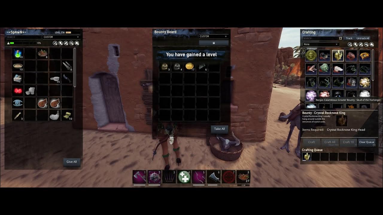 Conan Exiles EEWA / AOC hunting greater bounty for drops YouTube