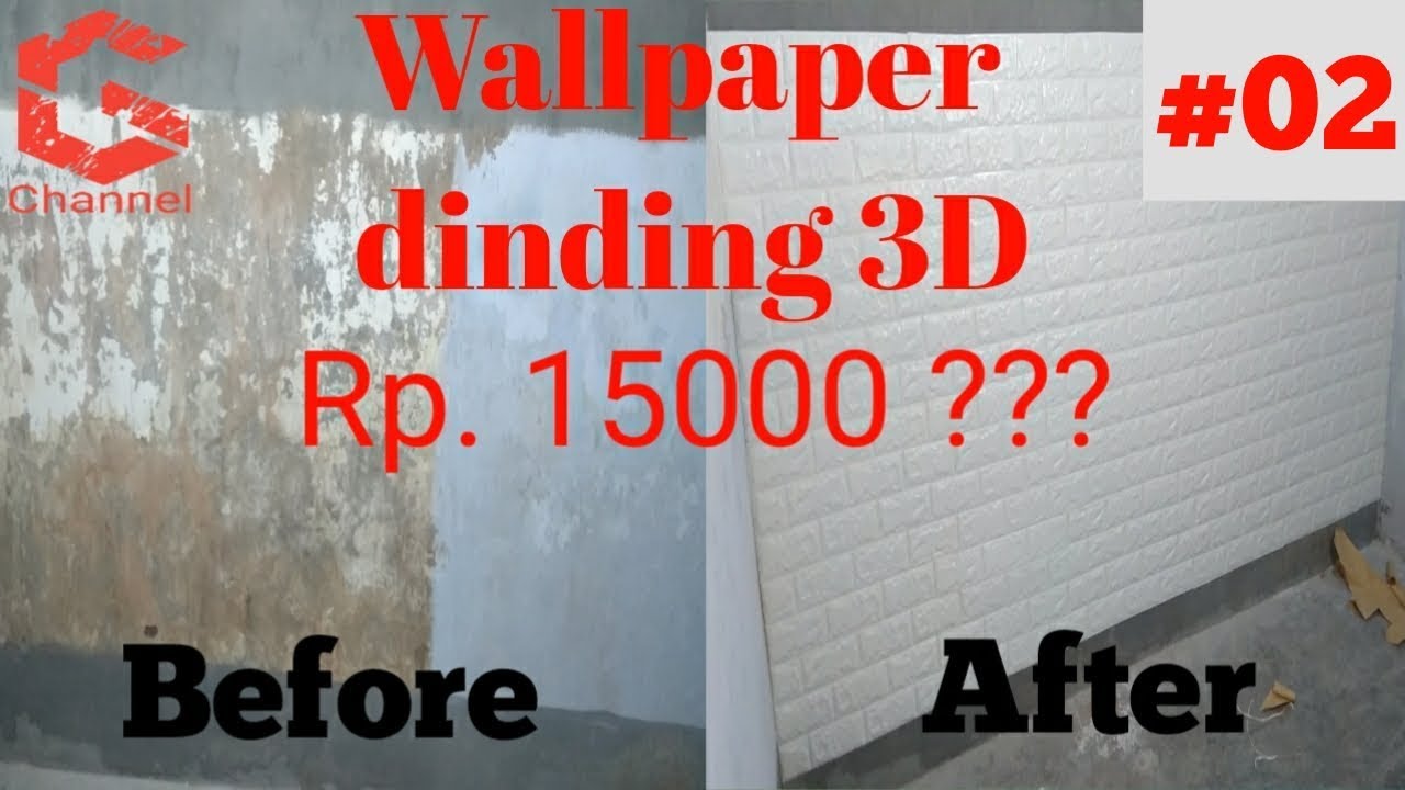 Unboxing Wallpaper dinding 3d murah  Wallpaper  terbaru 