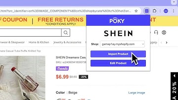 How to Import Products from Shein to Shopify Store Using POKY | Fast & Easy
