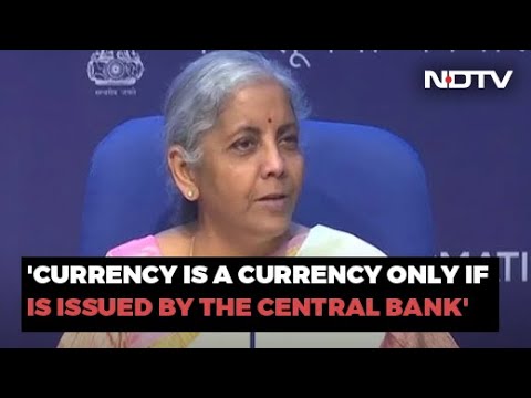 “Not A Currency, An Asset”: Finance Minister Nirmala Sitharaman On Crypto