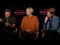 Star Wars: The Last Jedi: Domhnall Gleeson, Gwendoline Christie & Andy Serkis Official Interview