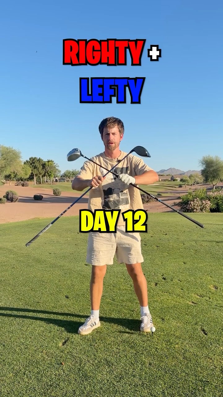 I Played Left AND Right-Handed Golf!! 🤯 (Day 12) - YouTube
