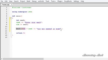 016  C++ Ternary Operator Conditional Operator   CPP Video Tutorial