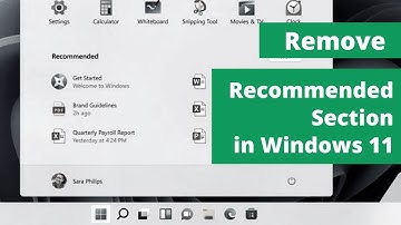 How to Permanently Remove Recommended Section from Windows 11 Start Menu
