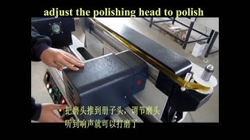 polishing and gilding machine video