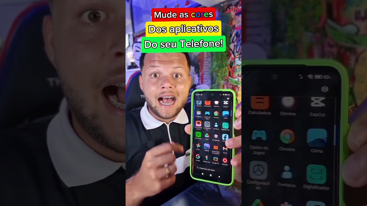 Como mudar a cor dos ícones do Telefone! 