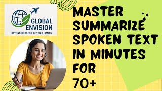 SST 2 Summarize Spoken Text with Audio Transcript and Sample Answer for 70+