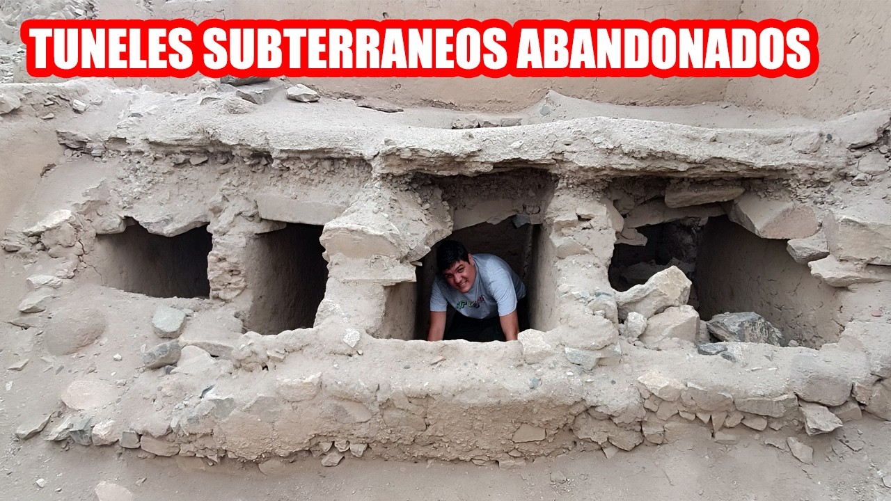 Un Pueblo ABANDONADO hace 500 años  | Encontramos Túneles Subterráneos | @Jam Mar