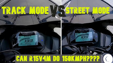 Track mode Vs Street mode, Which is Faster? Can R15V4 do 150 ? Dont Buy R15V4M without watching this