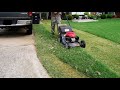Customer wants it cut in the lowest | overgrown edges | lawn renovation step1