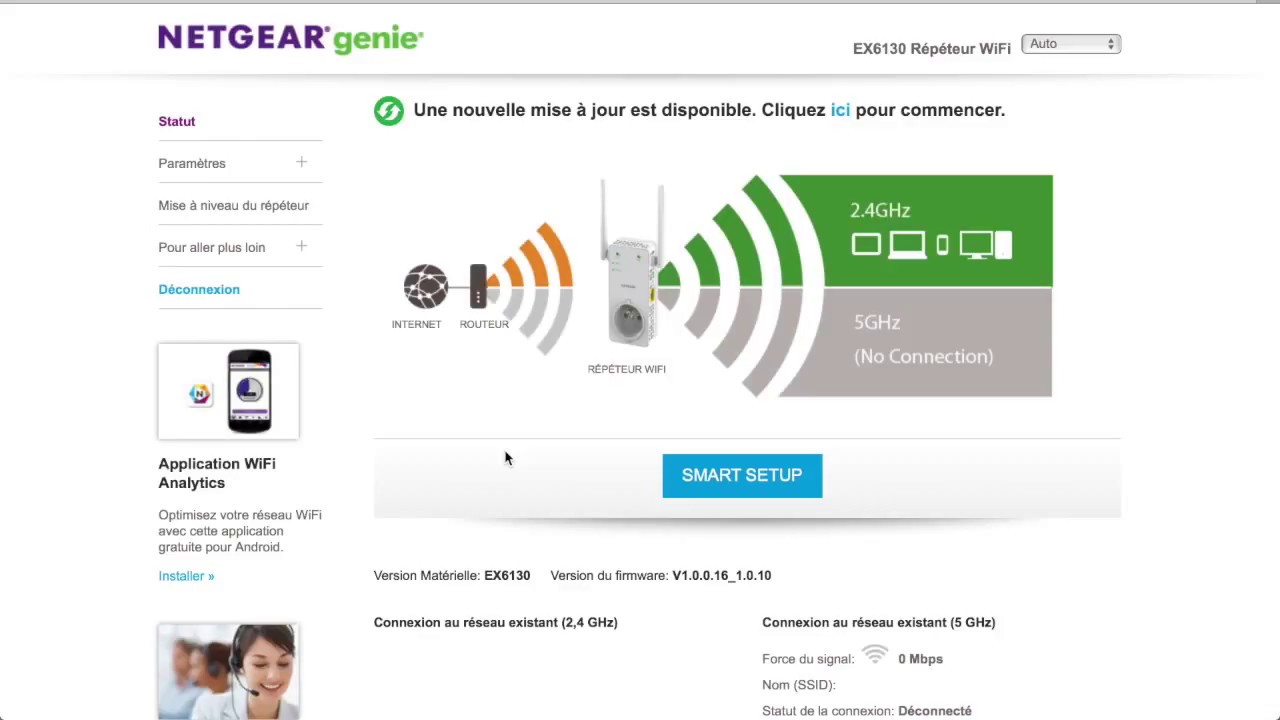 Répéteur WIFI NETGEAR EX6130