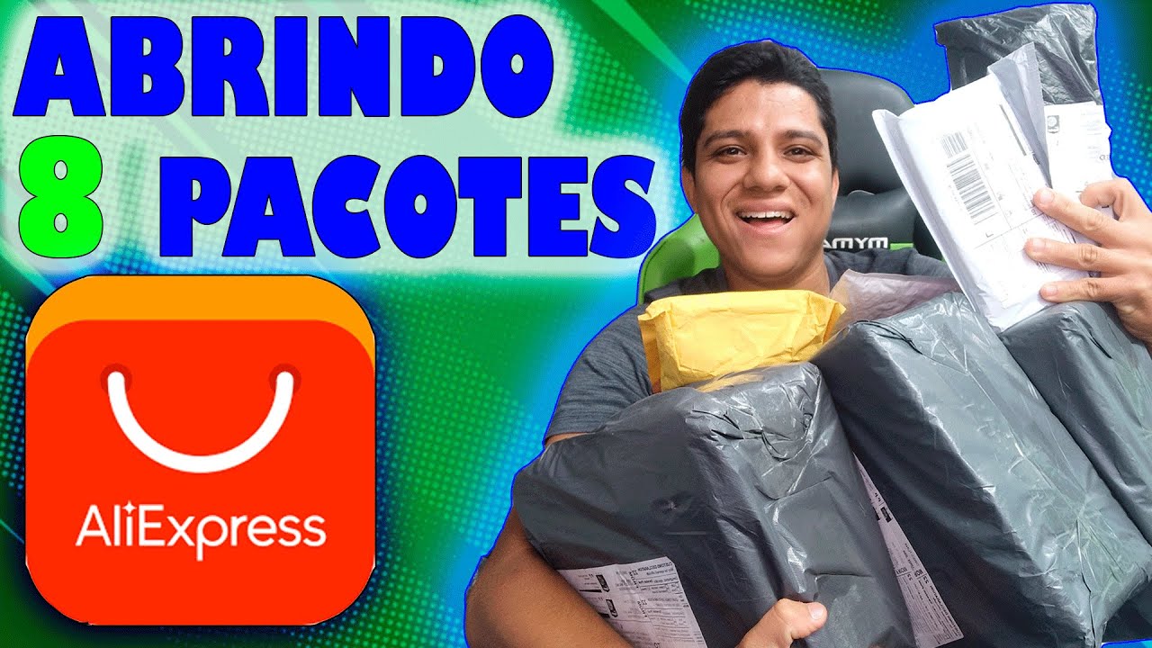 ABRIR 8 pacotes que chegou do ALIEXPRESS - YouTube