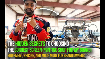 The HIDDEN Secrets to choosing LOCAL Screen Print Shop for your brand!! (Don