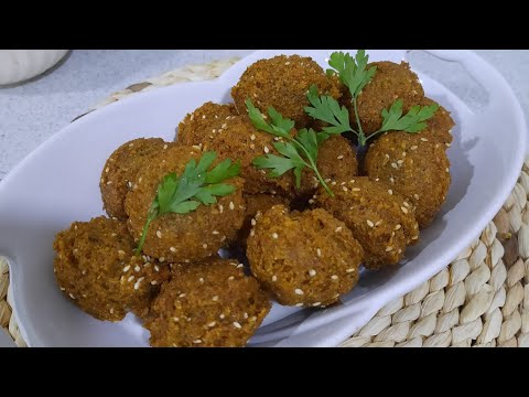 CARA MEMBUAT FALAFEL //GORENGAN ORANG ARAB