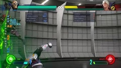 Zero C-Sword hit confirm w/ Sigma - MvCi - 6657 damage