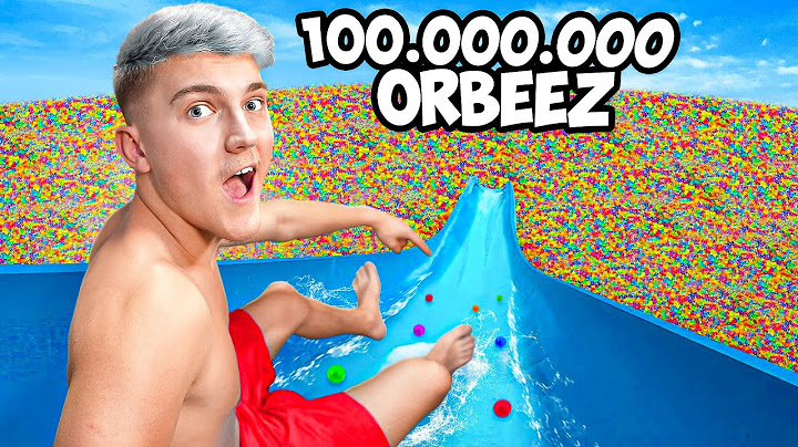 J'ai CONSTRUIT la plus grosse PISCINE d'ORBEEZ !