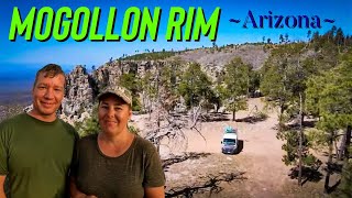 Views for HUNDREDS of miles with FREE CAMPING on the AMAZING Mogollon Rim!!