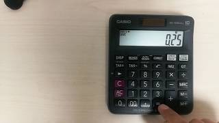 how to find out percentage from calculator - shortcut method