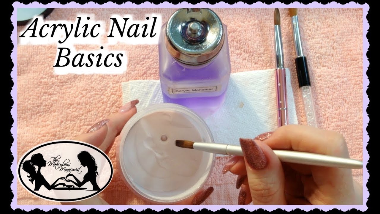 HOW TO KEEP YOUR BRUSH CLEAN DURING ACRYLIC APPLICATION