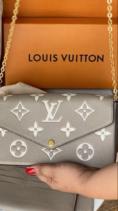 Louis Vuitton Pochette Felicie What Can Fit Inside the Wallet on Chain  Monogram *Essentials ONLY 