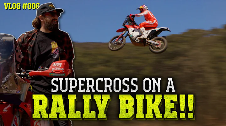 Daniel Sanders rides a Dakar Bike on Supercross!! ...