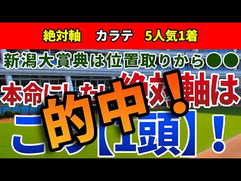 新潟大賞典2023【絶対軸1頭】公開！抜けた馬がおらず、混戦必至の一戦！3着以内は外さない信頼の絶対軸とは？