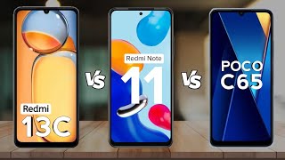 Redmi 13C vs Redmi Note 11 vs Poco C65