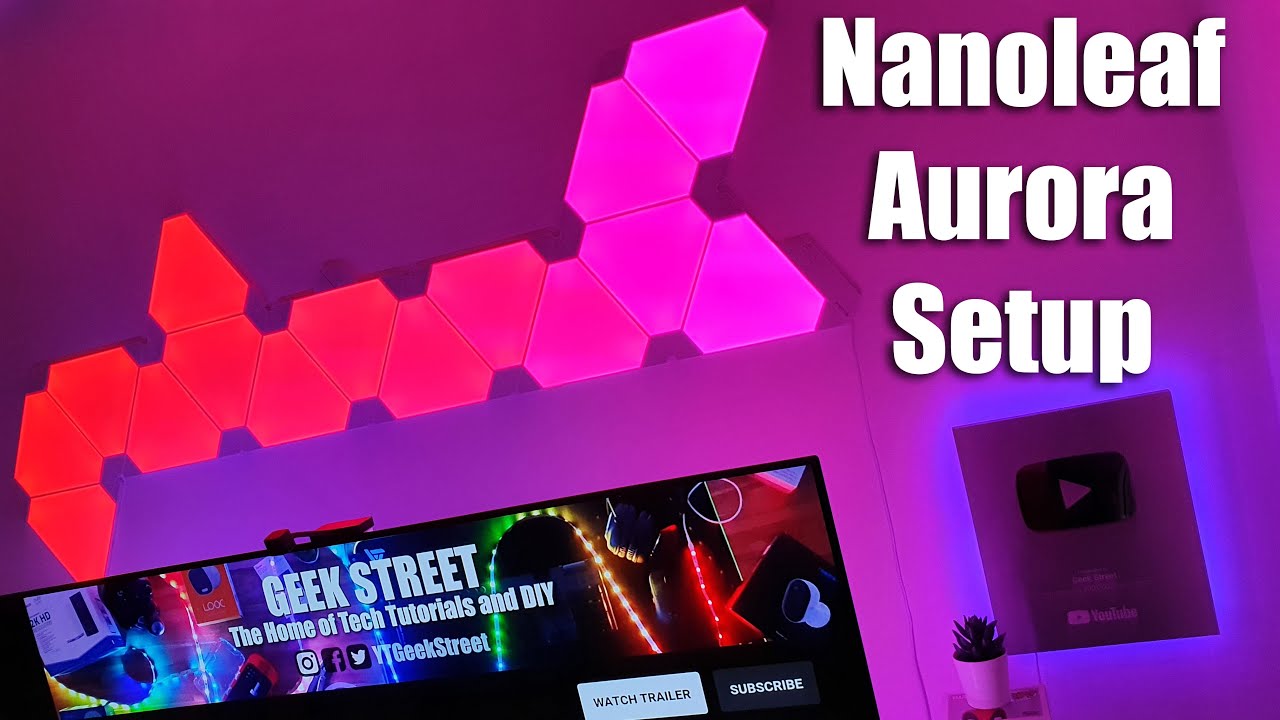 Romantik farvestof hegn Nanoleaf Aurora Rhythm Unboxing and Setup Tutorial for Beginners EVERYTHING  YOU NEED TO KNOW - YouTube