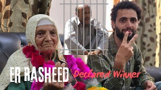 Er Rasheed declared winner from Baramulla PC; Faza Zainab speaks with his mother and son