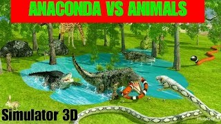 Anaconda VS Animals | Channel Anak | Simulator 3D | Android GamePlay screenshot 5