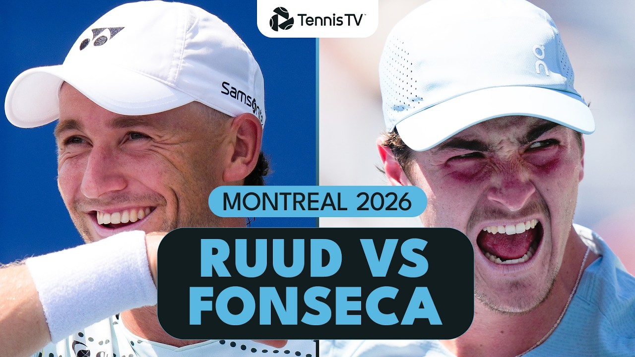 Casper Ruud vs Joao Fonseca Hard-Hitting Battle 🔥 | Montreal 2026 Match Highlights