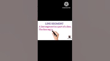LINE SEGMENT / DEFINITION  / #maths / #cbse