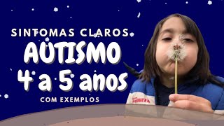 10 sintomas claros de AUTISMO de 4 a 5 anos (com exemplos) | Thais Nunes