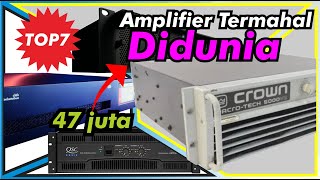 POWER AMPLIFIER TERBAIK DI DUNIA ll POWER AMPLIFIER SUBWOOFER TERKENAL DI DUNIA TOP 7