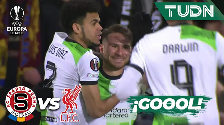 ¡GOL de Mac Allister! ¡GOL tempranero! Sparta Praha 0-1 Liverpool | UEFA Europa League 2023/24- 8vos