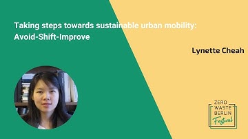 Taking steps towards sustainable urban mobility: Avoid-Shift-Improve