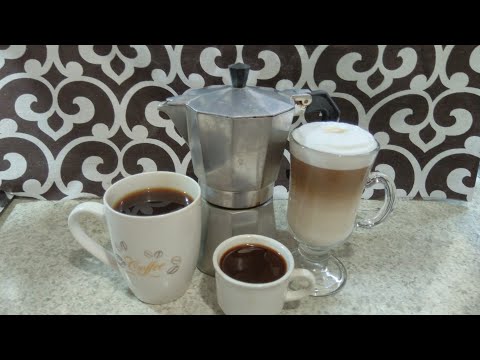 Cafetera Italiana - Espresso, Americano y Capuccino.