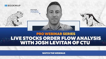 Live Stocks Order Flow Analysis with Josh Levitan of CTU