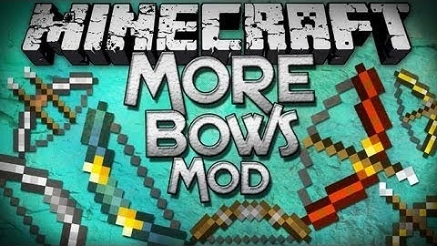 minecraft|more bows mod (ender bow,crystal bow,gold bow and more!)