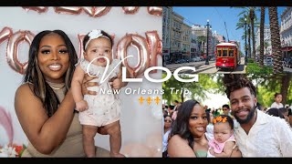 NOLA VLOG | 48 HRS in New Orleans | Princess Samiya 1st Trip | Graduation, Food & Celebration |