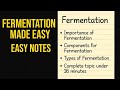 Fermentation Made Easy | Fermentation Microbiology | Types of Fermentation | Importance & Components