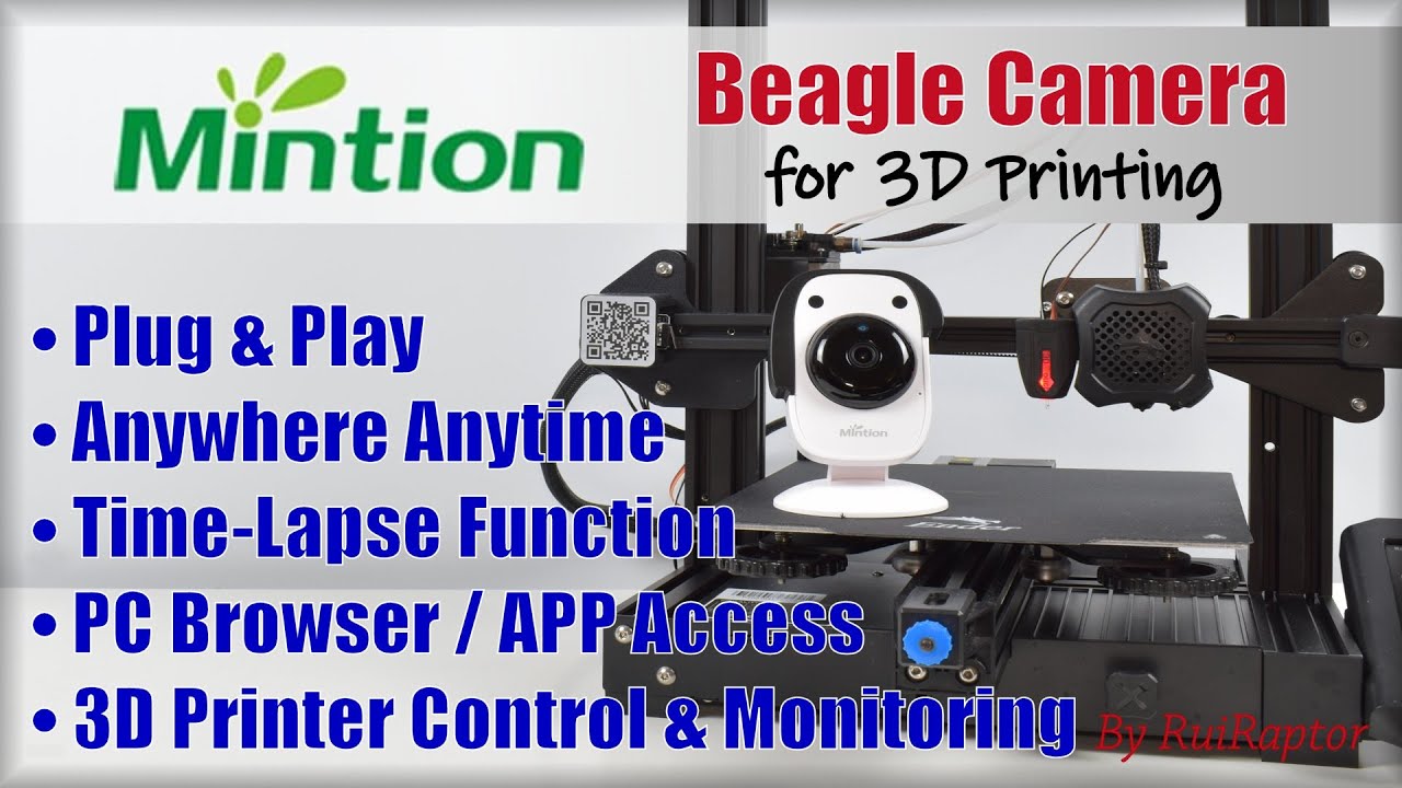 Mintion BEAGLE CAMERA For 3D Printing (Timelapses & Remote Control) - REVIEW YouTube