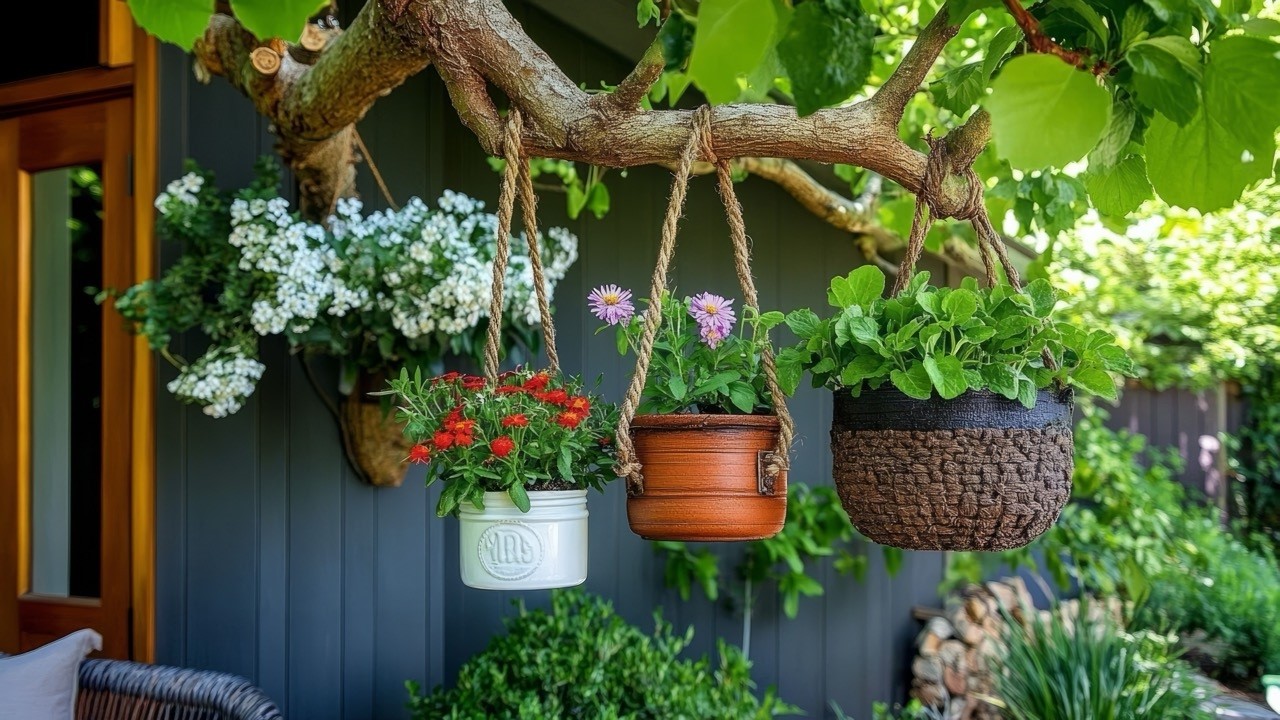 Affordable Rustic Garden Magic: Clever Tree Branch Decoration Ideas ...