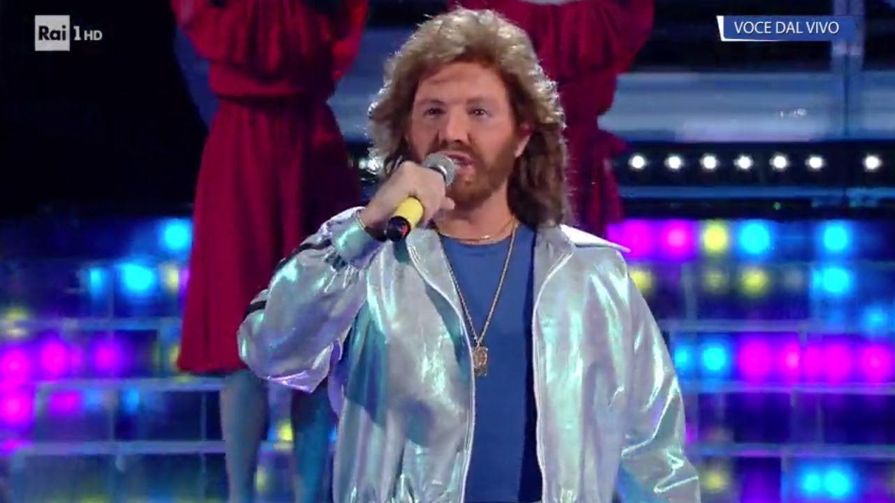 Massimo Di Cataldo è Barry Gibb dei Bee Gees: 