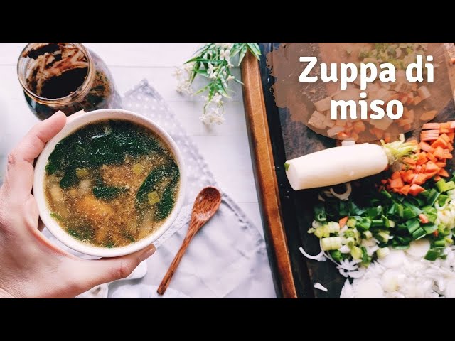 Zuppa di miso ricetta giapponese - questa zuppa riscalda e nutre