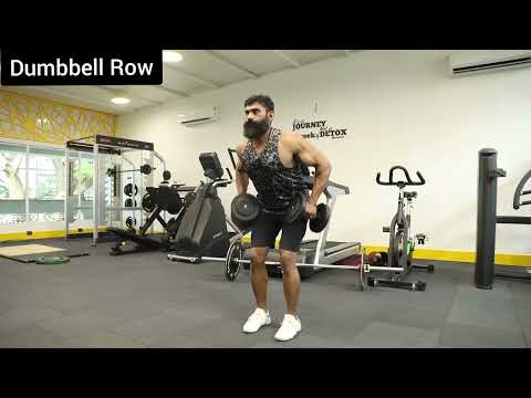 Exercise Library: Dumbbell Row #workoutlibrary #exerciselibrary #backexercise