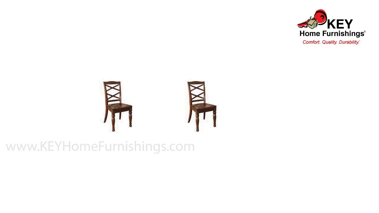 Ashley Porter Dining Room Chair D697-01 | KEY Home