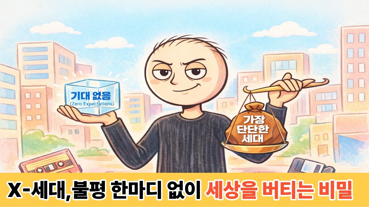 아무도 기대하지 않았던 X세대, 그들이 ‘무서울 정도로’ 단단해진 심리학적 이유